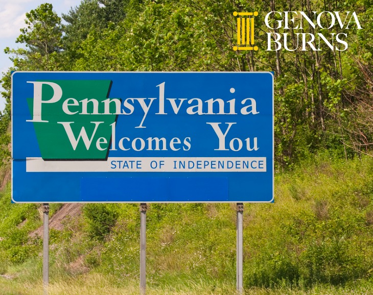 Pennsylvania Welcomes You sign